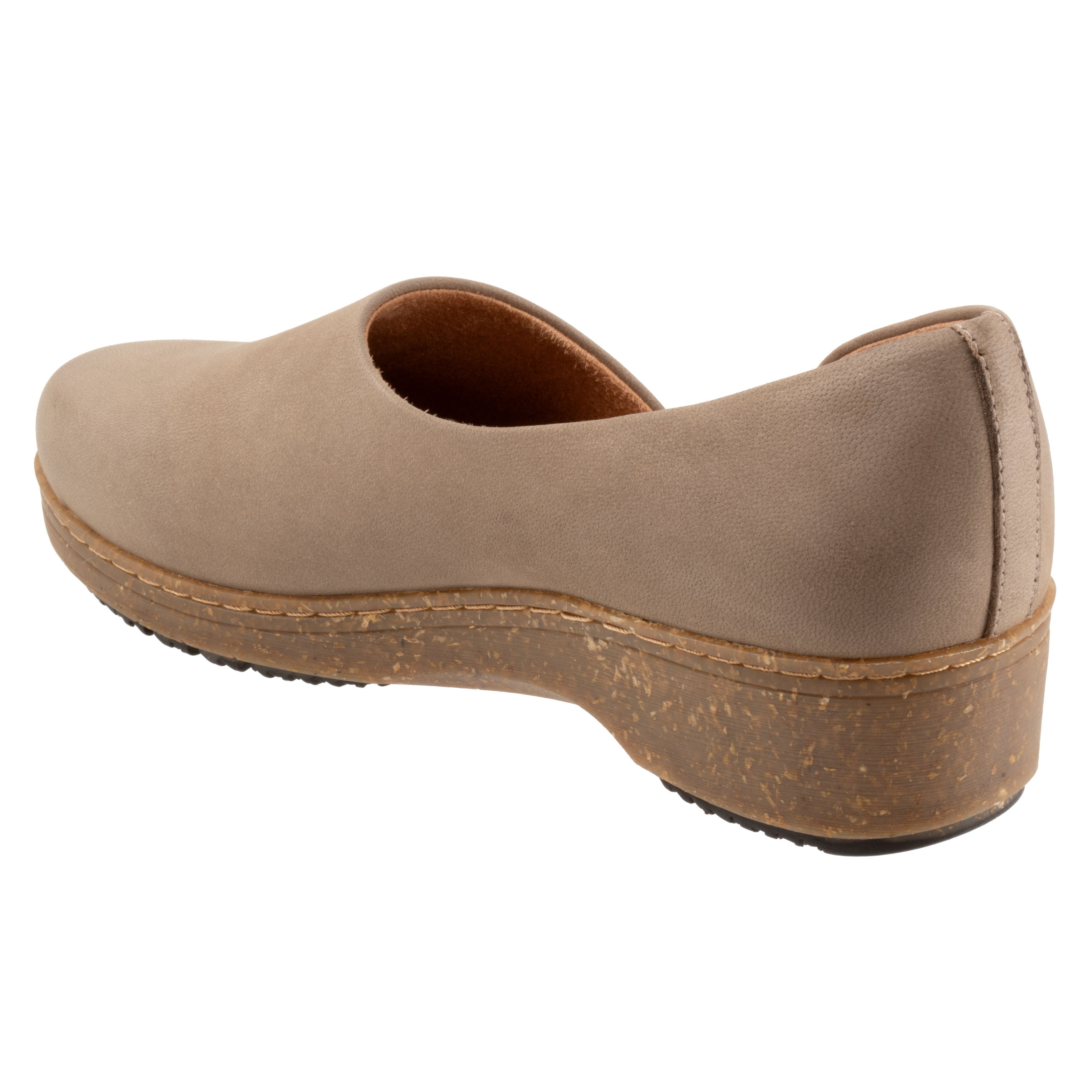 Addie Clog, TAUPE NUBUCK, on-hover image number 1