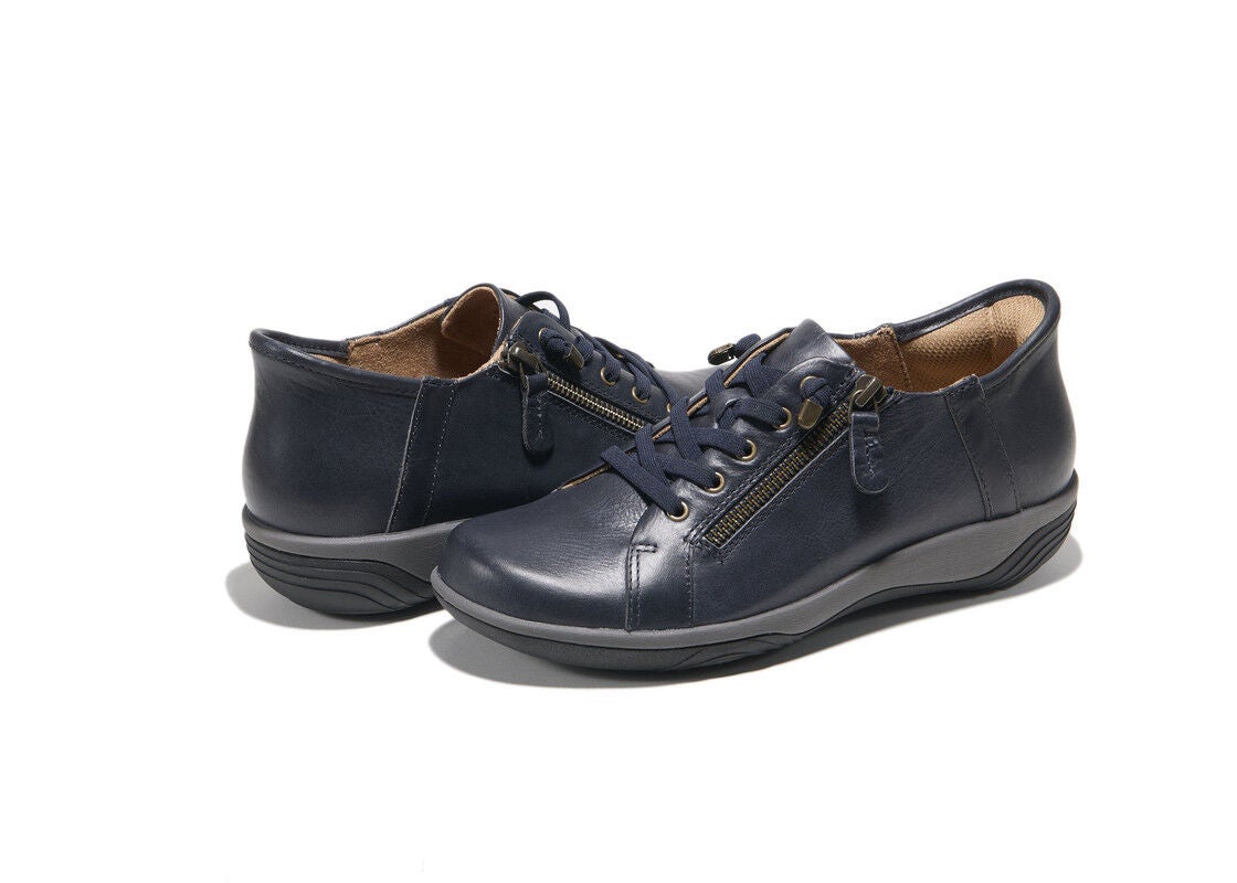 Alma Hands-Free Slip-On Flat, NAVY, on-hover image number 1