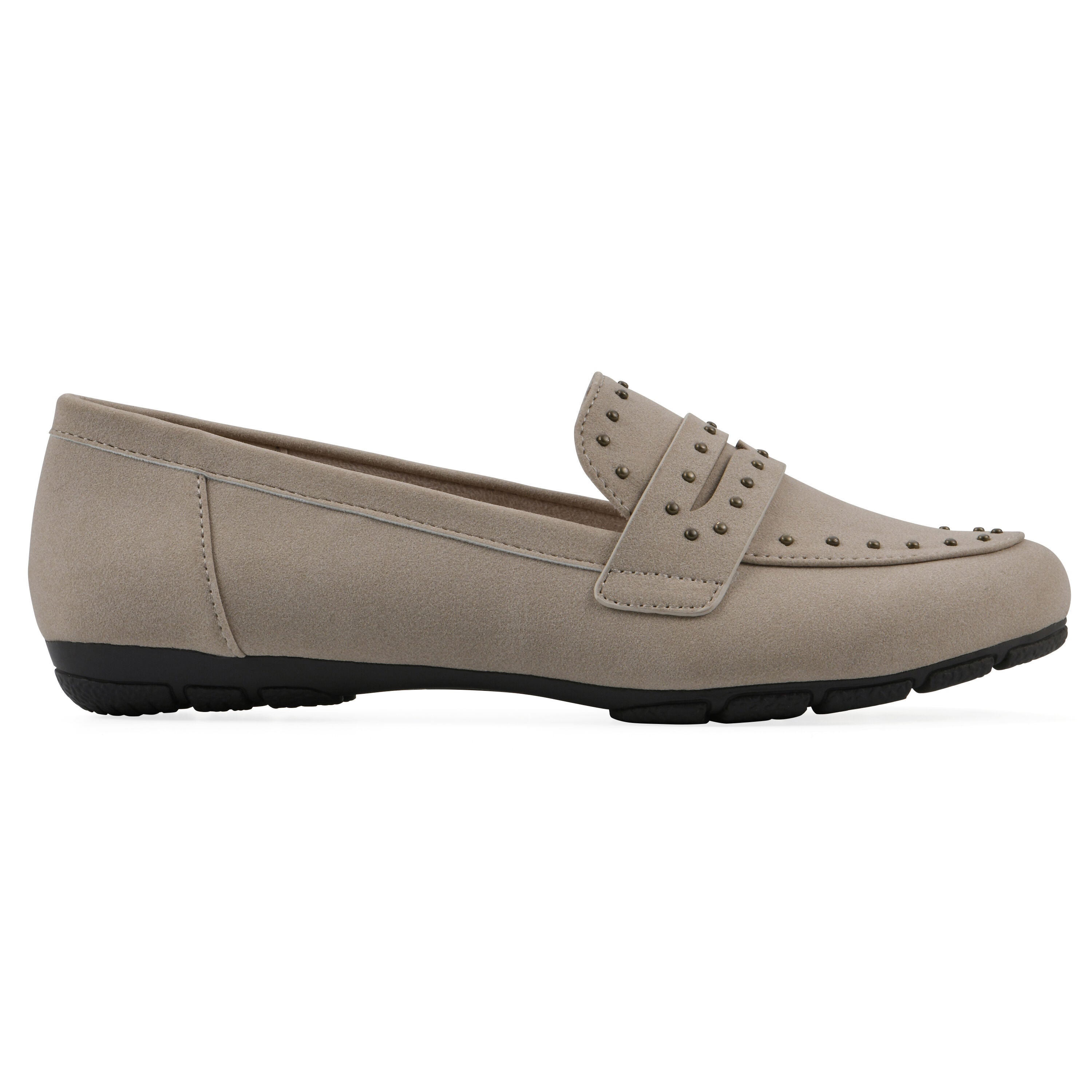Giada Driving Mocassin, TAUPE SUEDED SMOOTH, alternate image number 2