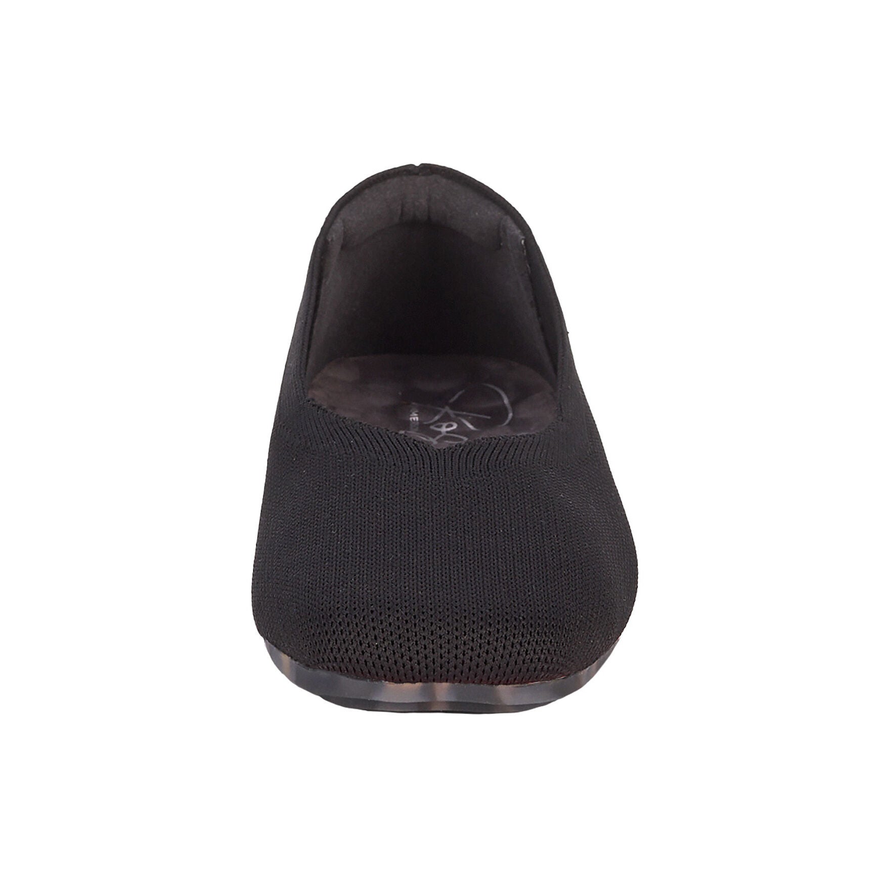 Niki Stretch Knit Flat, BLACK KNIT, alternate image number 4