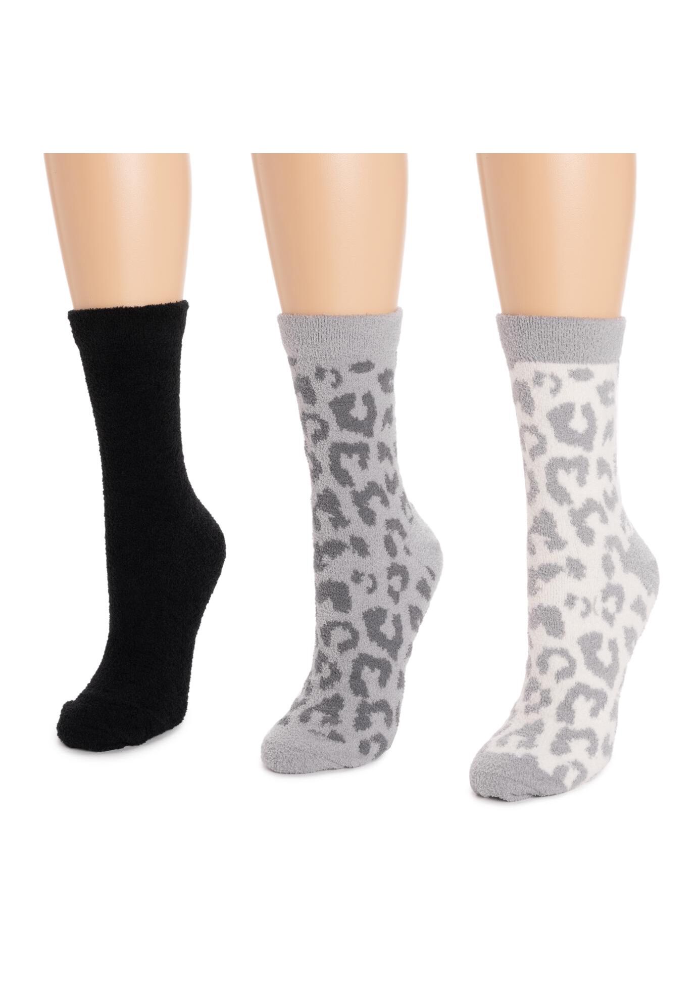 Women'S 3 Pack Cozy Compression Crew Socks, , alternate image number 2