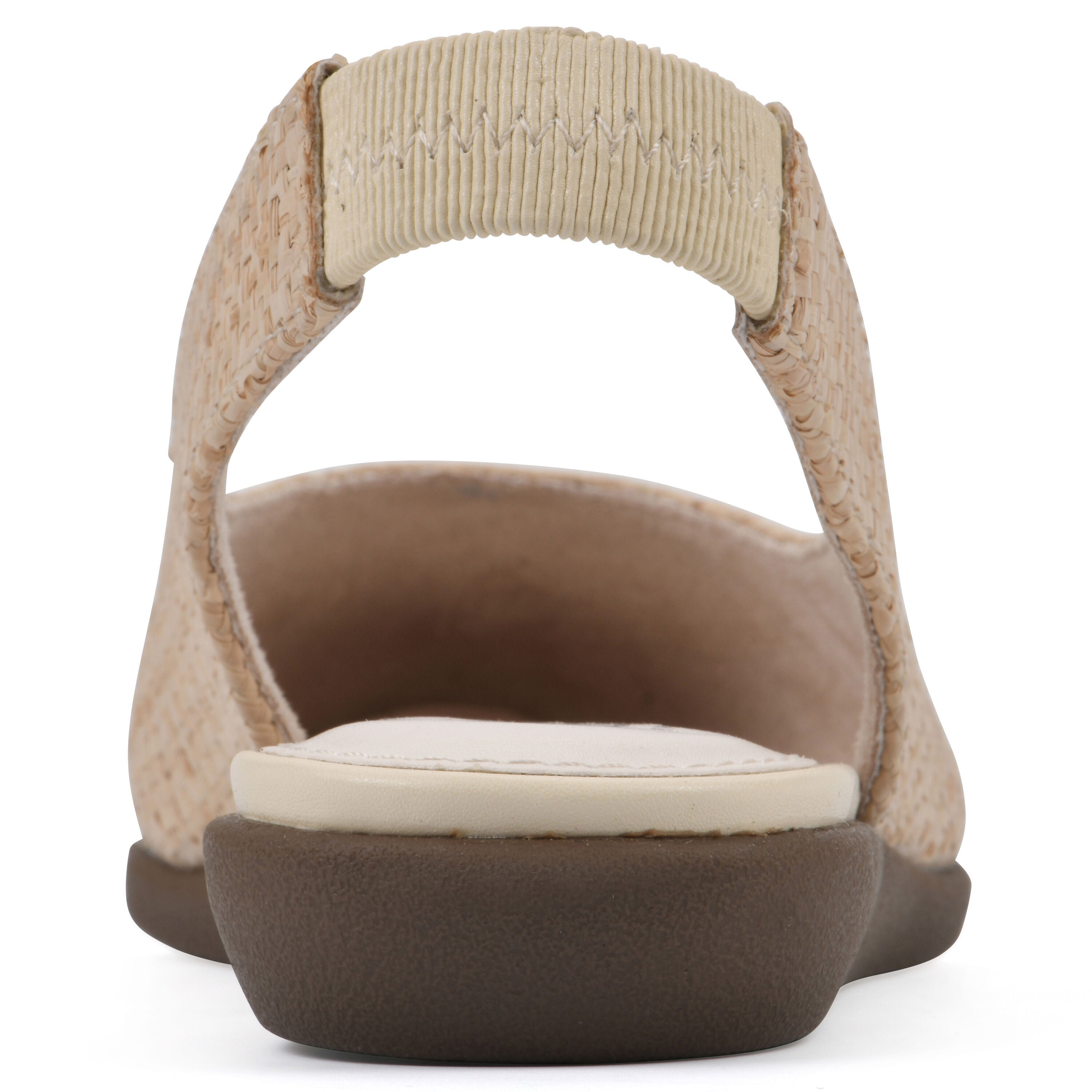 Memory Slingback Flat, BEIGE RAFFIA, on-hover image number 1