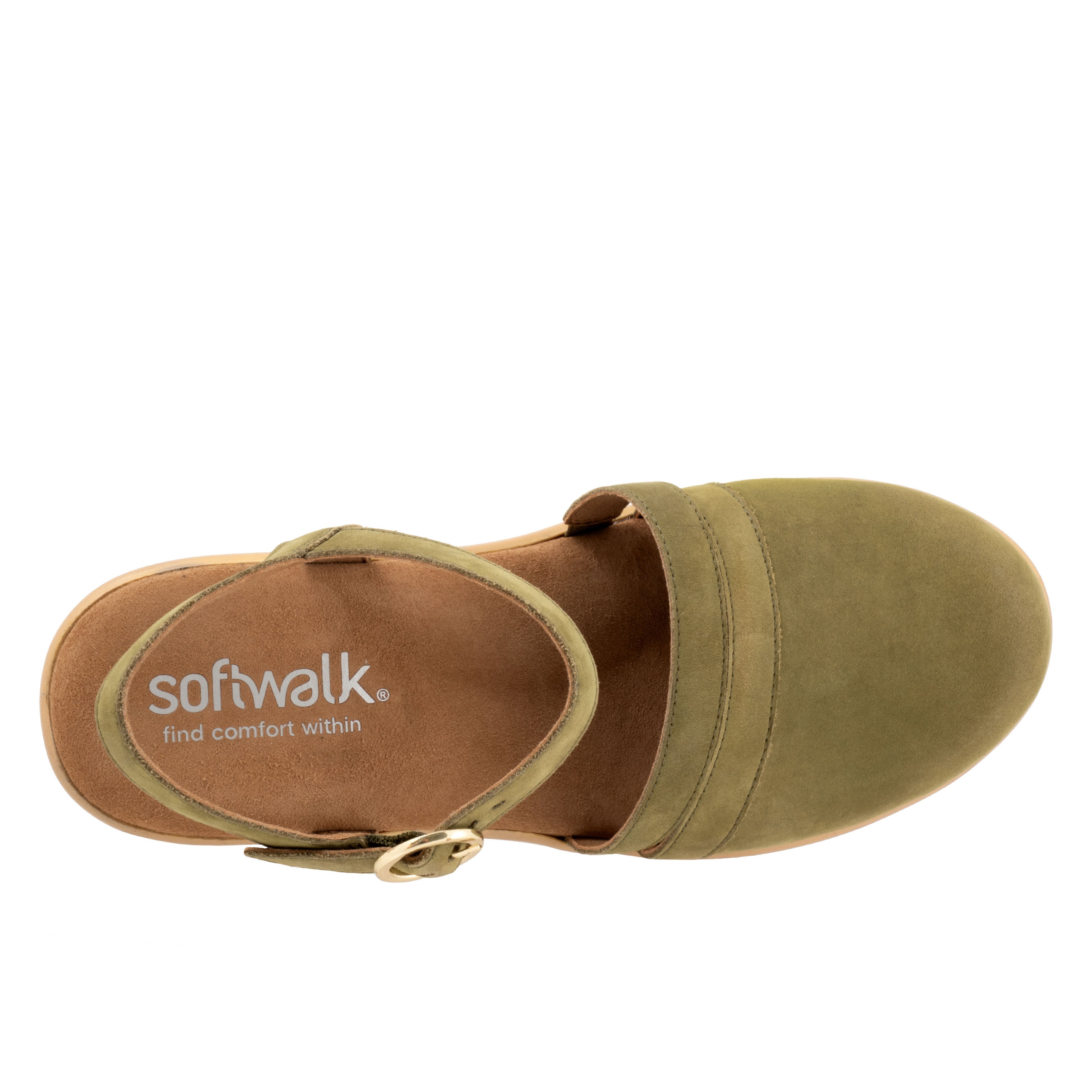 Fillmore Clog, OLIVE NUBUCK, alternate image number 3