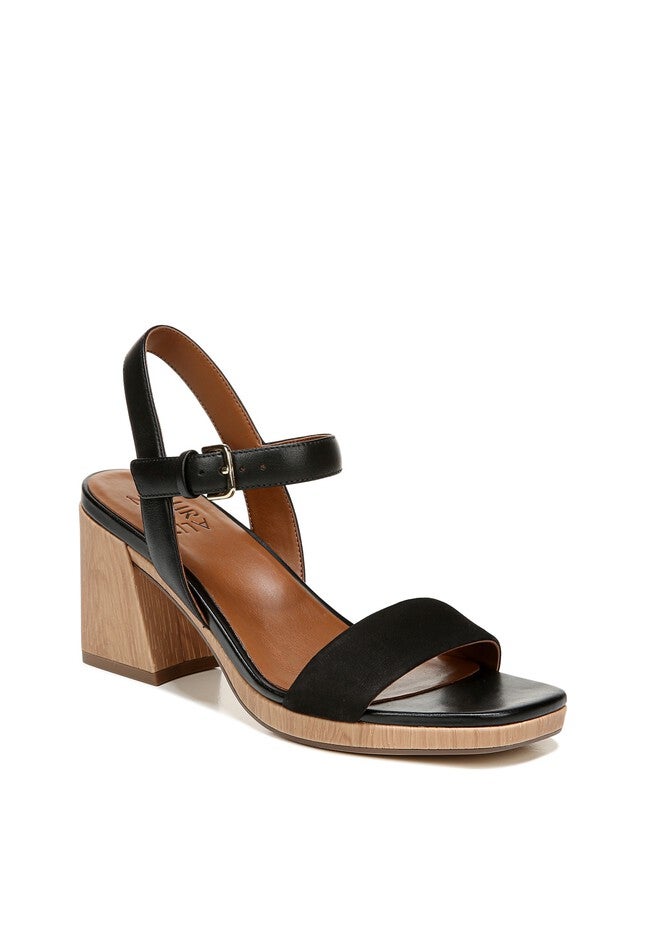 Rose Sandal , BLACK LEATHER, hi-res image number 0