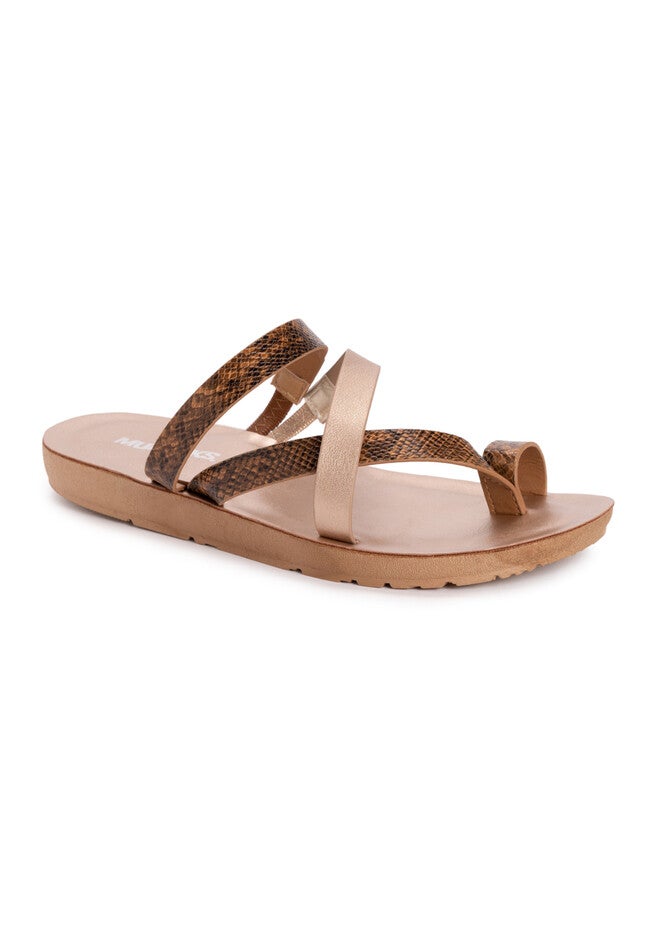 About Town Sandals, GOLD ROSE, hi-res image number 0