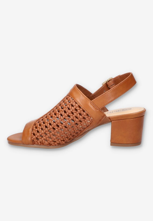 Adley Block Heel Sandals, TAN, alternate image number 4