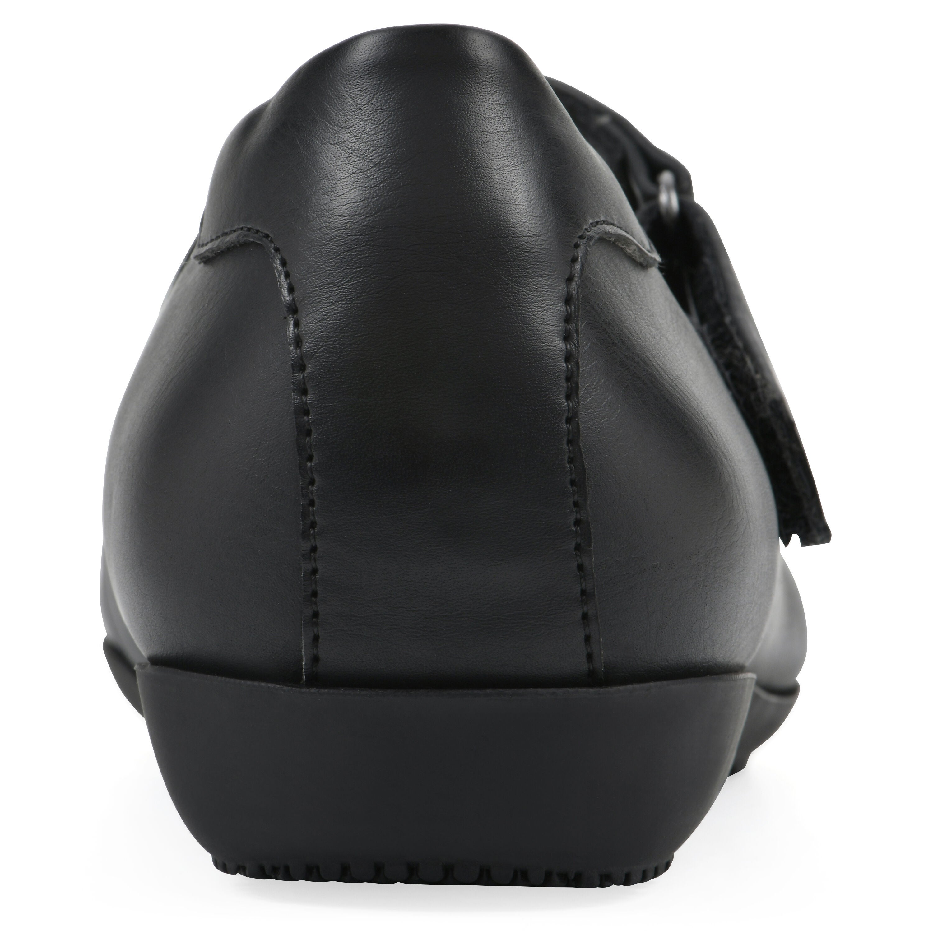 Carwen Mary Jane Flat, BLACK SMOOTH, on-hover image number 1