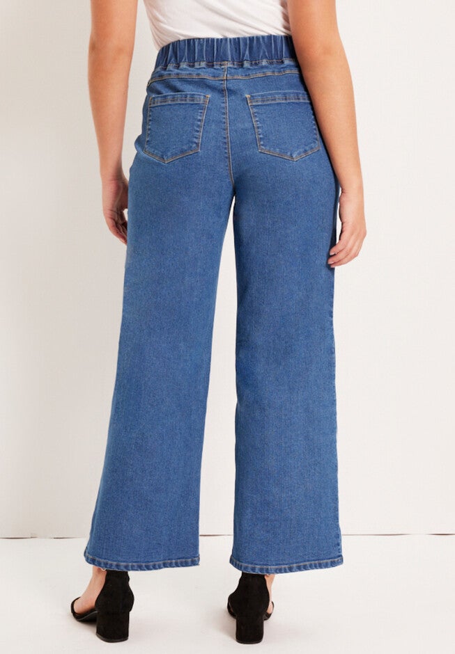 Contour Denim Wide-Leg Jean, , on-hover image number null