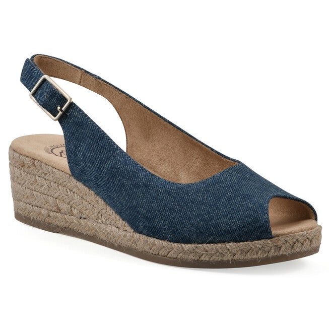 Maize Espadrille Wedge, DARK BLUE DENIM, hi-res image number 0