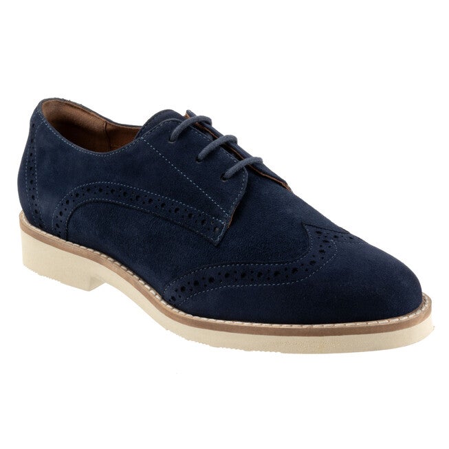 Willet Flat, NAVY SUEDE, hi-res image number 0