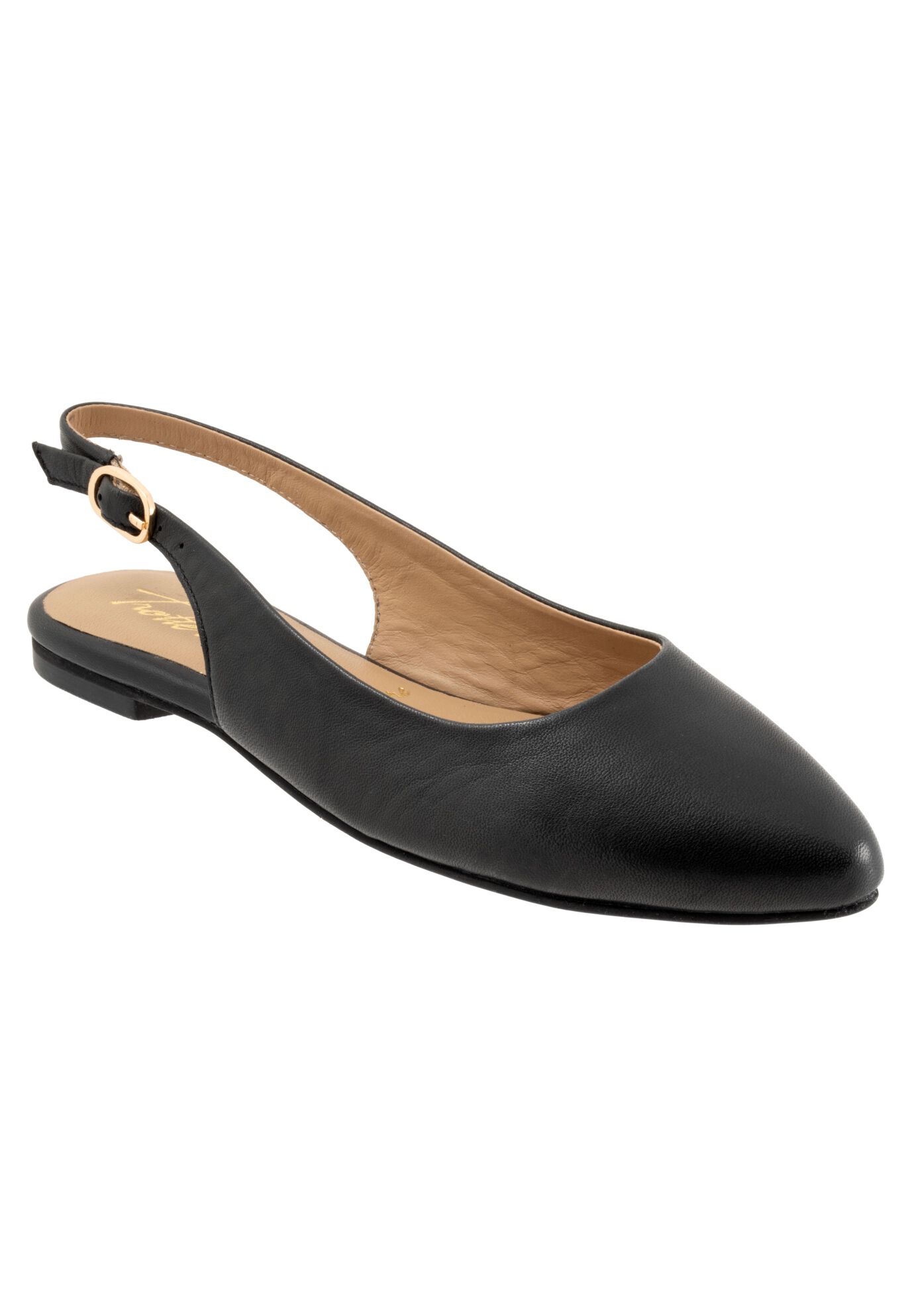 Evelyn Sling Back Flats, BLACK, hi-res image number 0