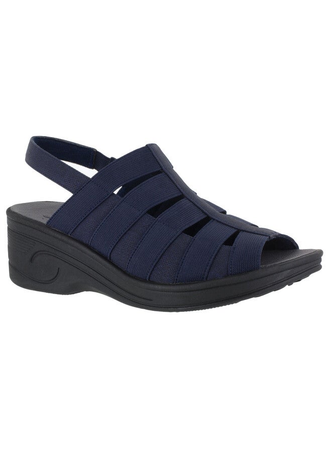 Floaty Sandals by Easy Street®, NAVY, hi-res image number null
