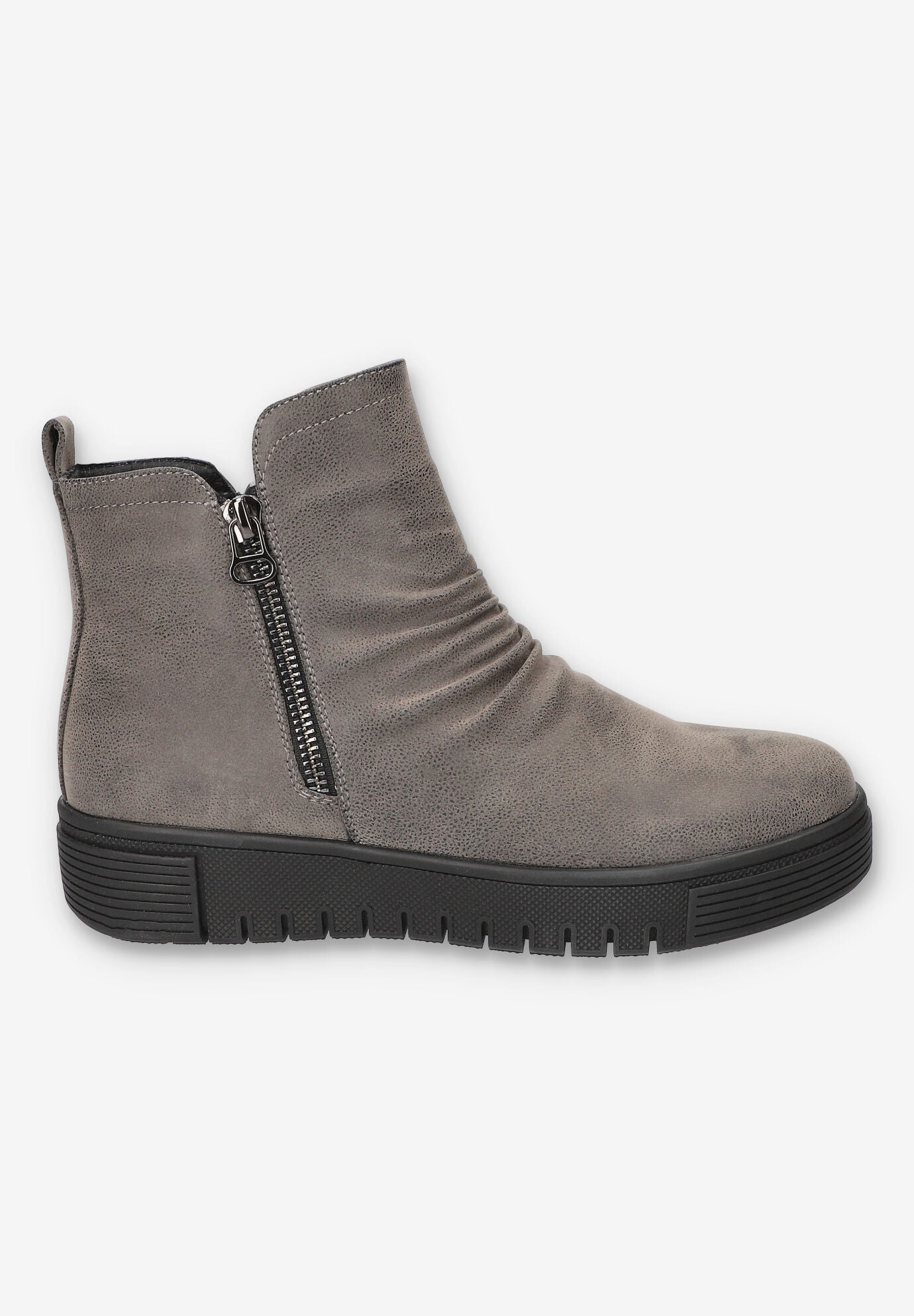 Estella Slip-Resistant Ankle Boot, GREY, alternate image number 2