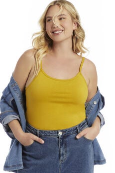 Plus Size Gold Tops