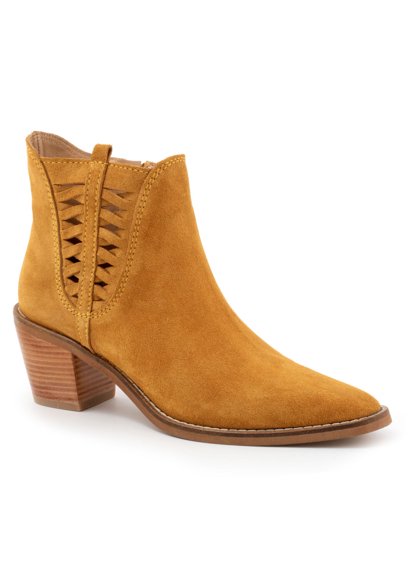 Veronika Bootie, MUSTARD SUEDE, hi-res image number 0
