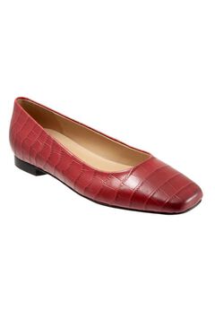 Square Toe Flats For Wide Feet