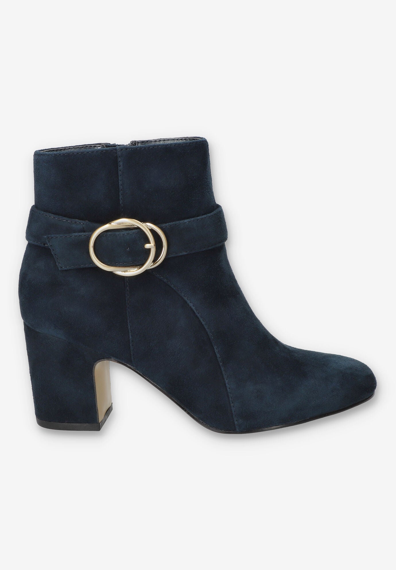 Gamela Dress Ankle Boot, NAVY SUEDE LEATHER, alternate image number 2