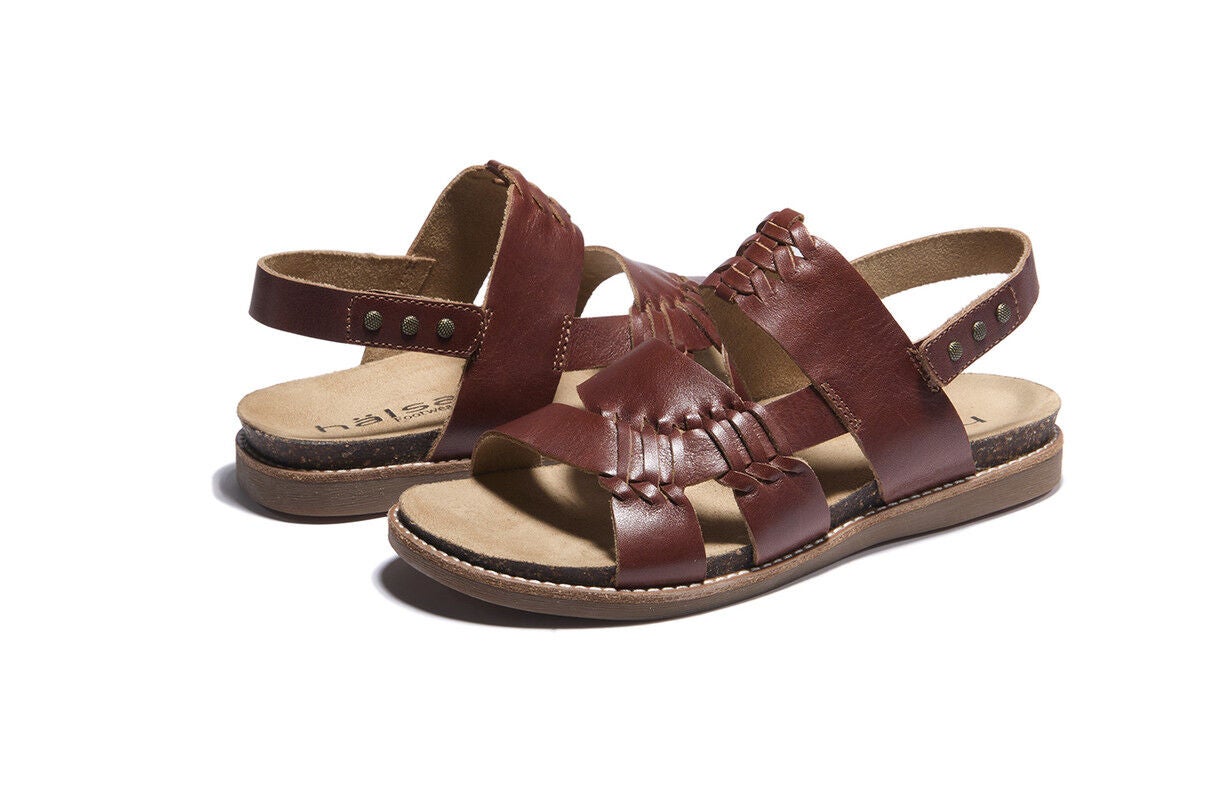 Bella Cork Bottom Sandal, COGNAC, on-hover image number 1