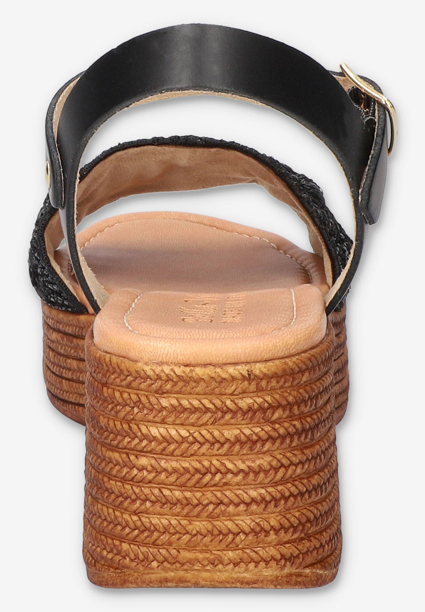 Kea-Italy Wedge Sandal, BLACK FLORAL, alternate image number 3