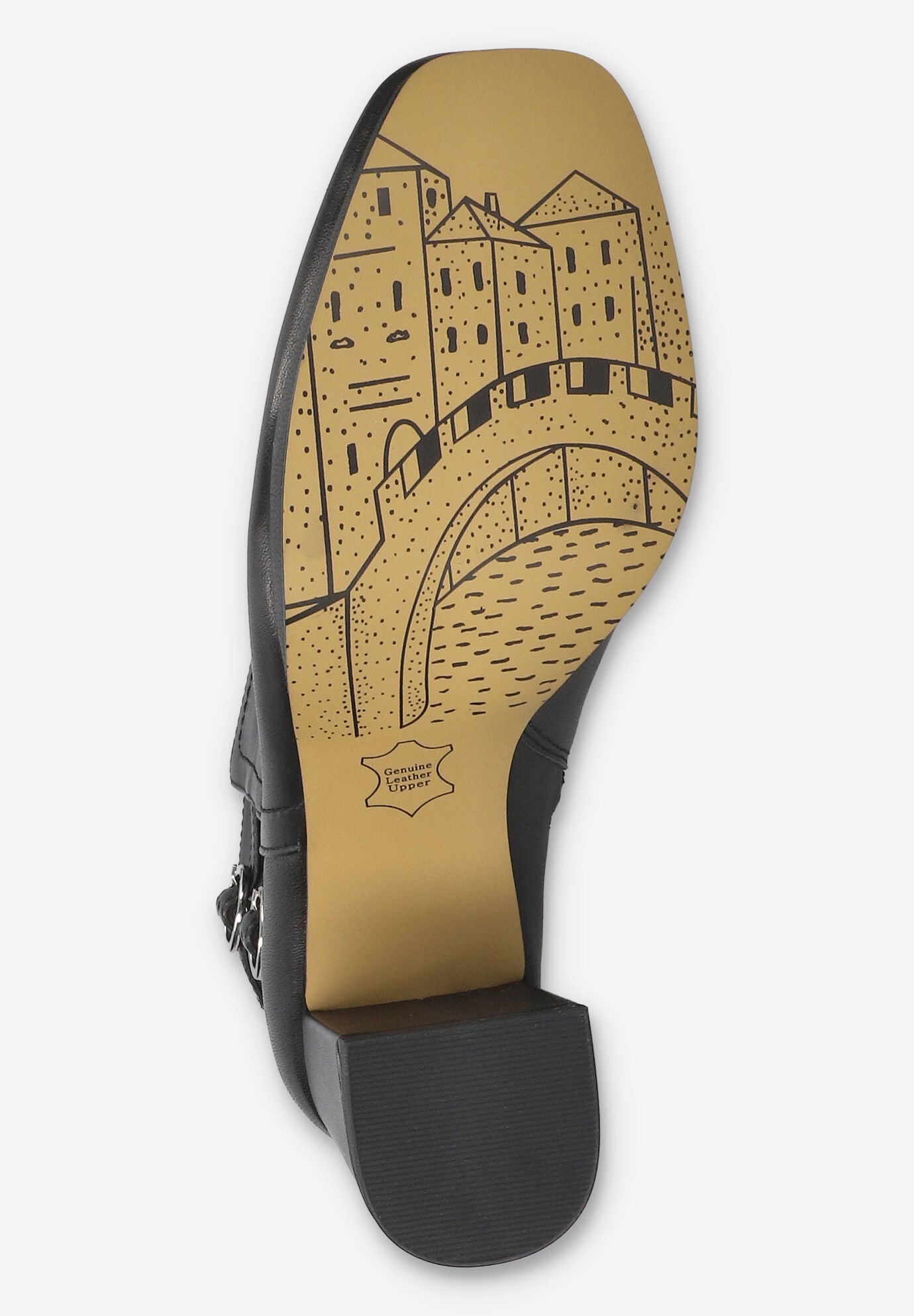 Orchard Sqaure Toe Ankle Boot, BLACK LEATHER, alternate image number 5