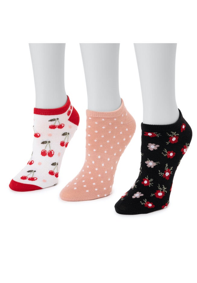 3 Pair Pack Ankle Socks, , alternate image number 3