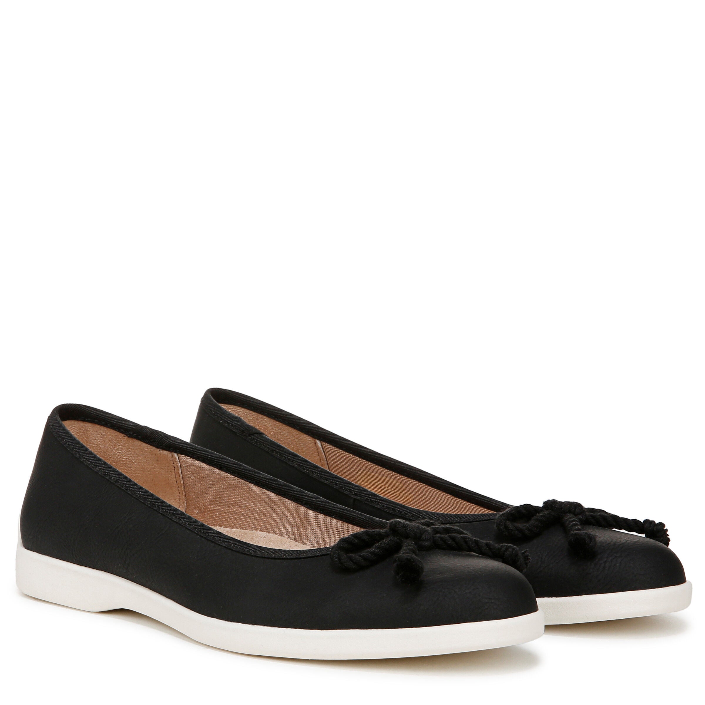 Maura Bow Trim Flat, BLACK, alternate image number 2