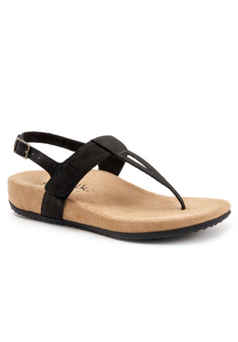 Brea Sandals, BLACK LIZARD NUBUCK, hi-res image number null