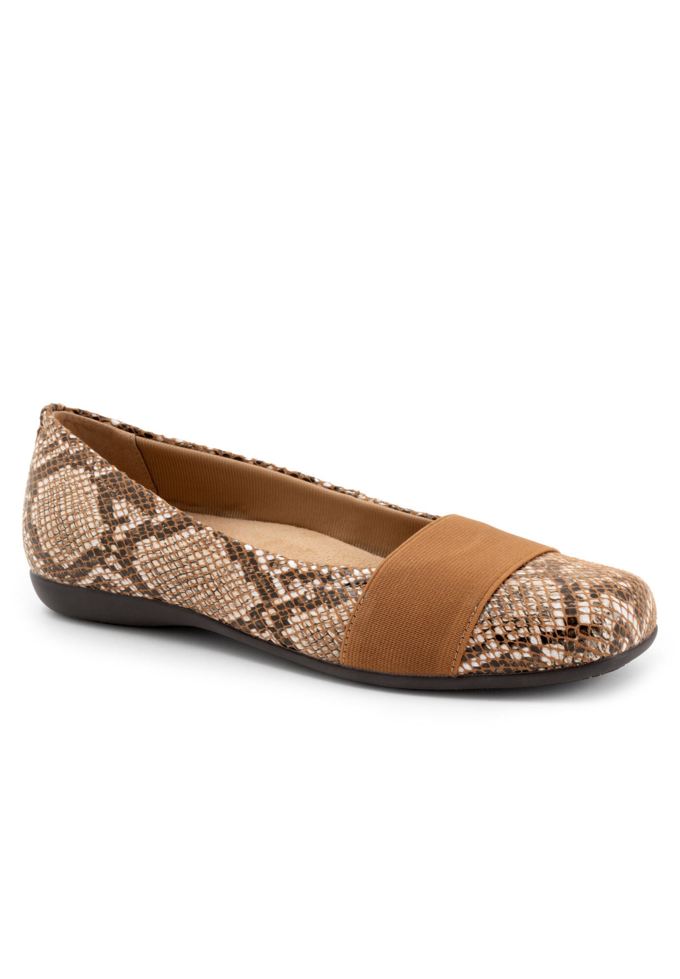 Samantha Slip On Flats, BROWN SNAKE, hi-res image number 0