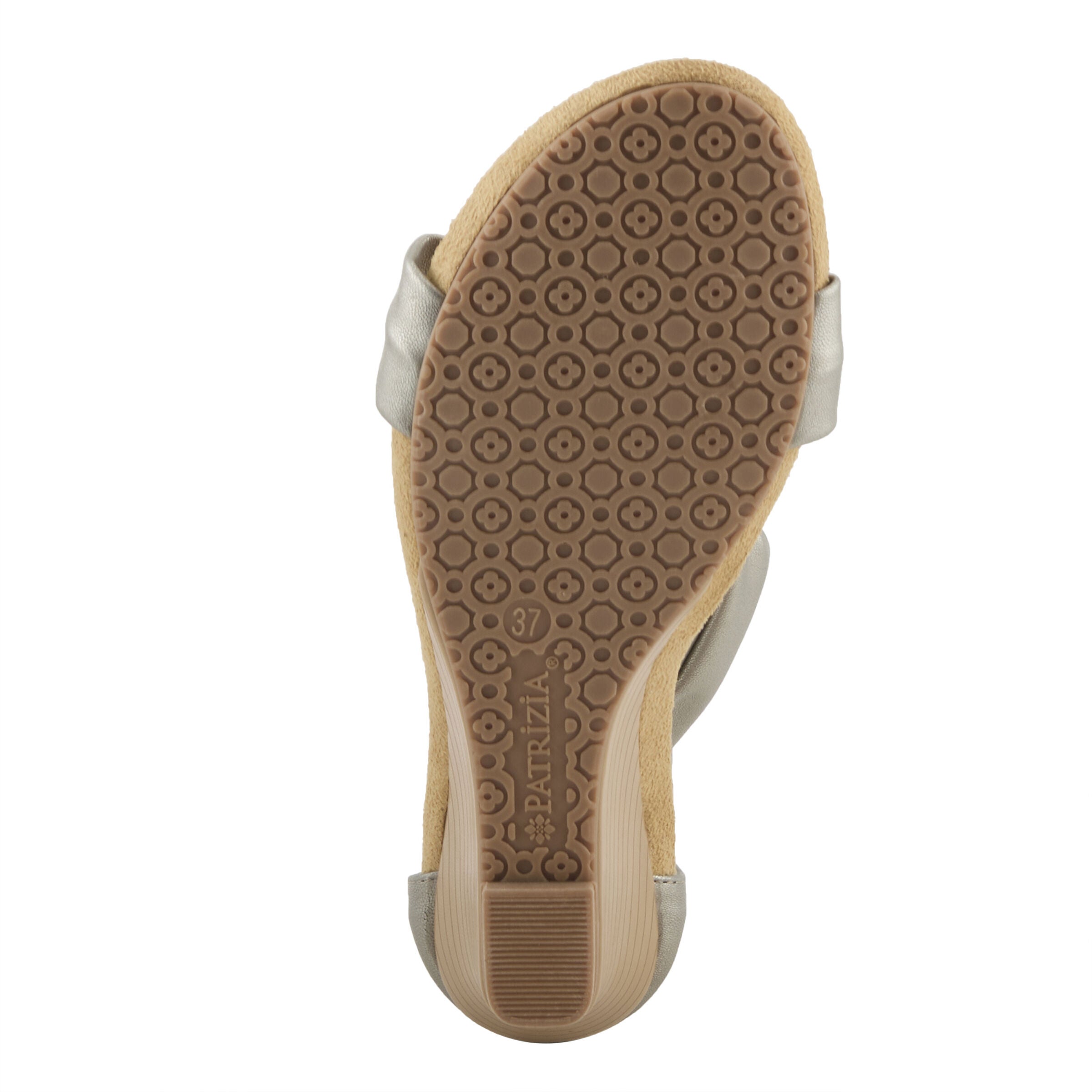 Harlequin Closed Back T-Strap Wedge Sandal, SILVER MULTI, alternate image number 6