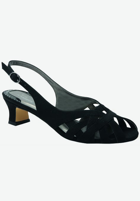 Pearl Slingback Sandal, BLACK MICRO, hi-res image number null