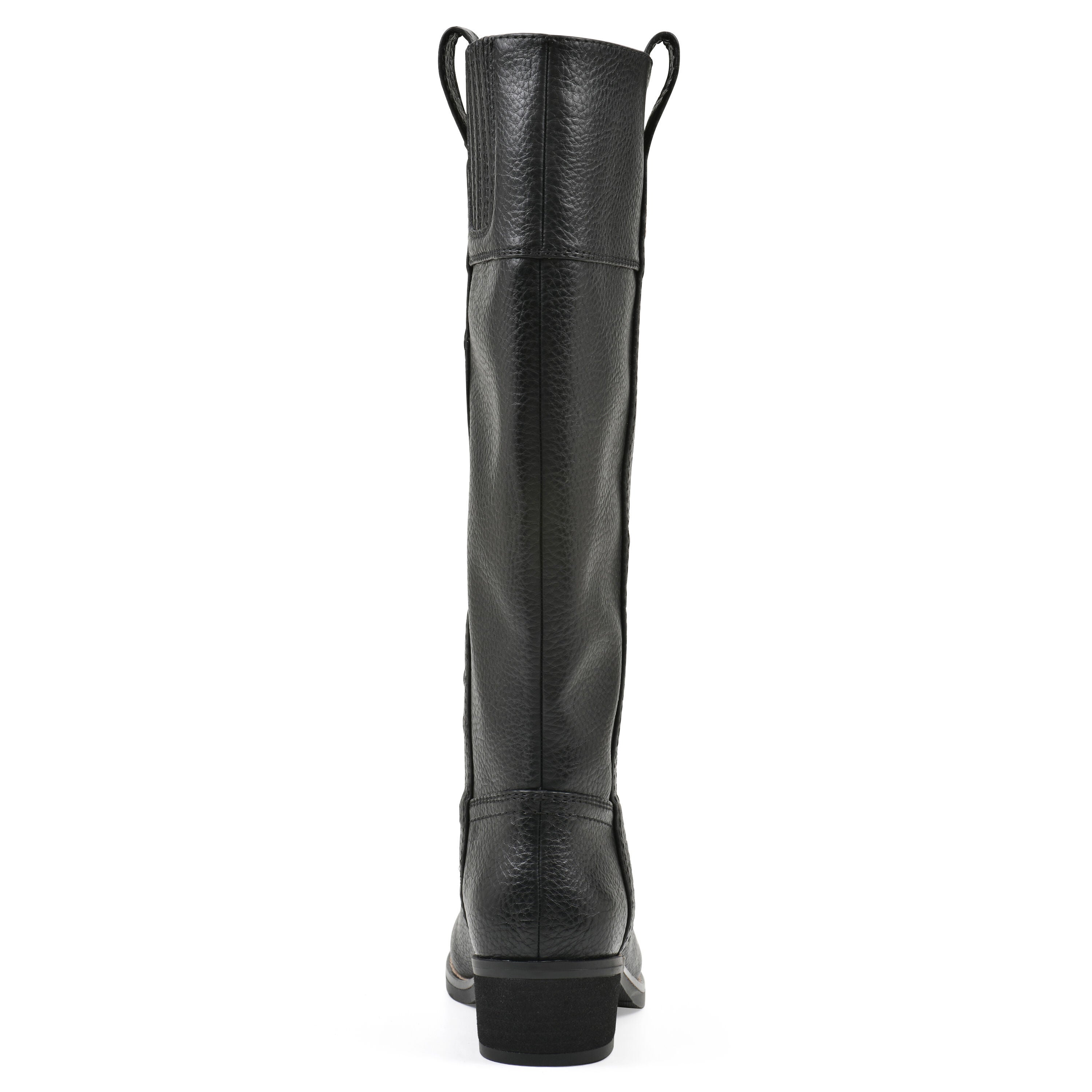 Merrier Western Tall Shaft Boot, BLACK SMOOTH, on-hover image number 1