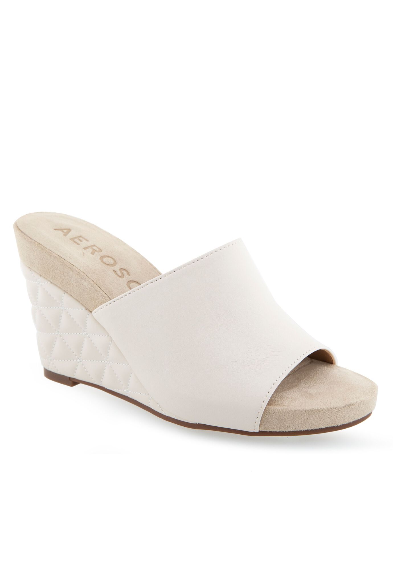 Pierce Wedge, EGGNOG PEWTER LEATHER, hi-res image number 0