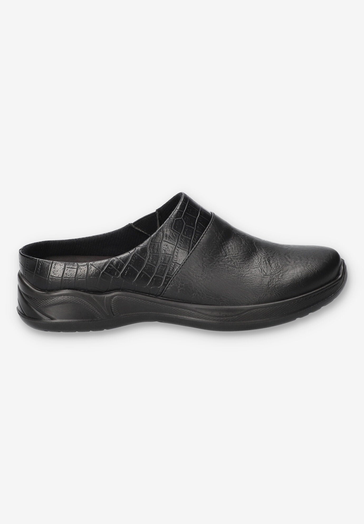 Janalee Comfort Mule, BLACK CROCO, alternate image number 2