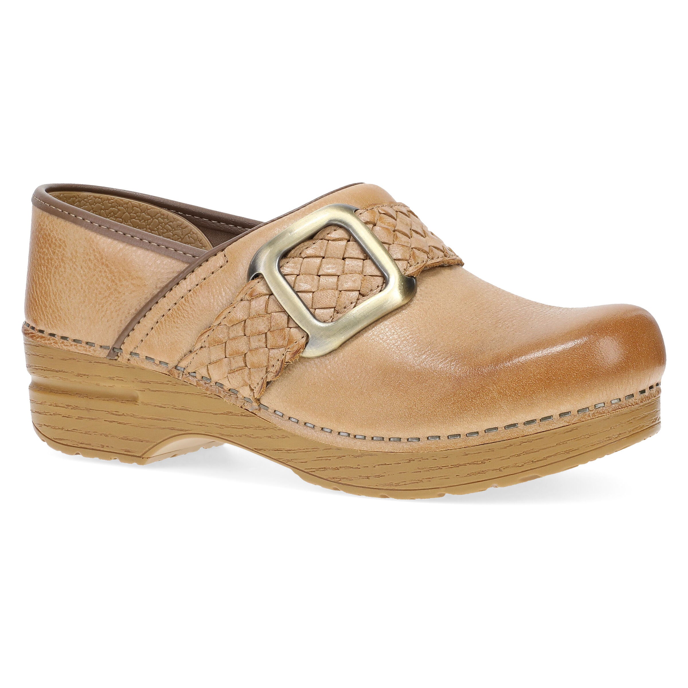 Pro Braided Clog Honey Distressed, HONEY, hi-res image number 0