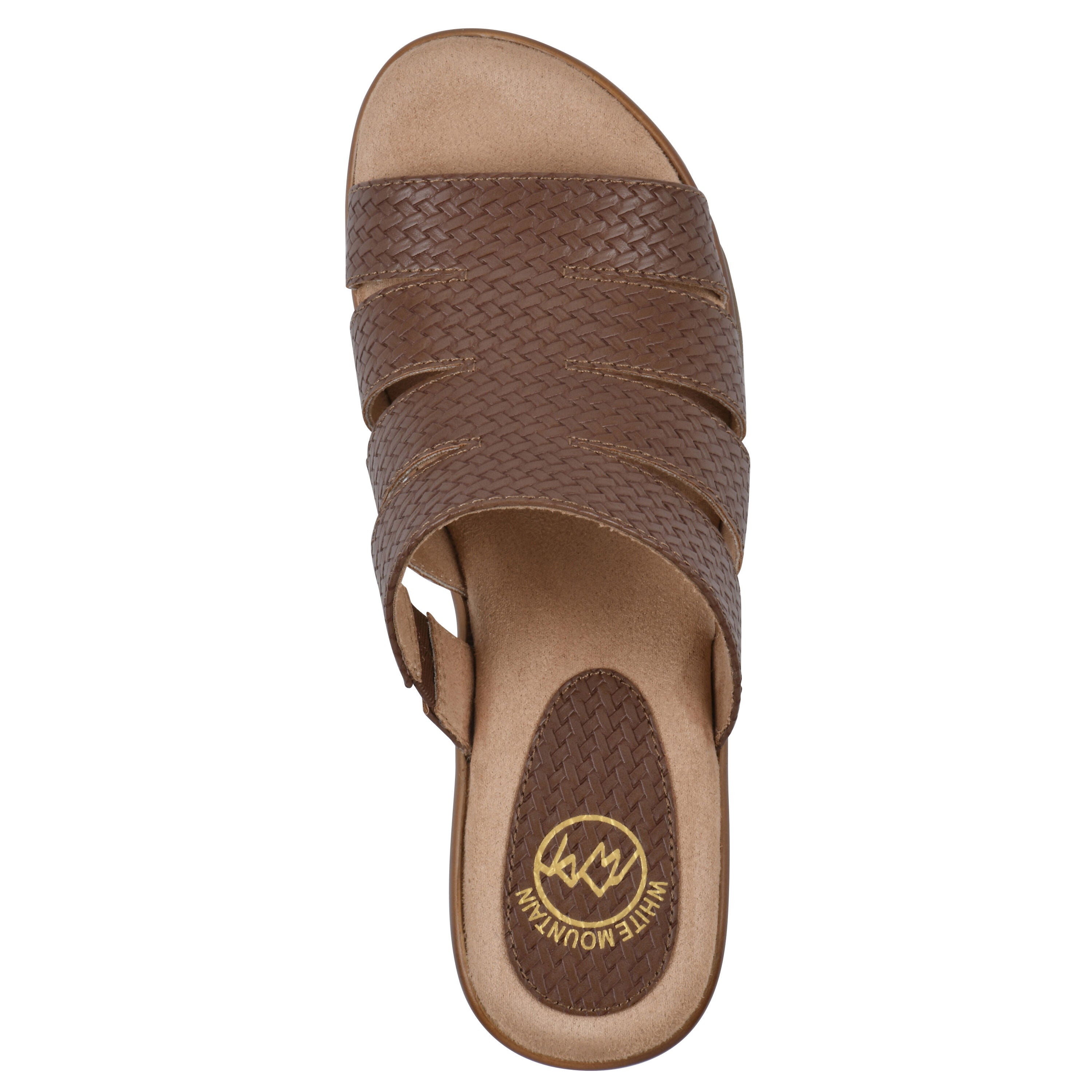 Valora Slip On Clog, BROWN WOVEN, alternate image number 4