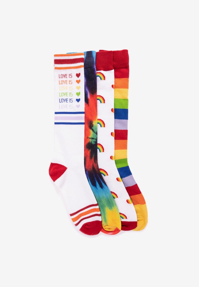4 Pack Knee High Sock, MULTI PACK, hi-res image number null