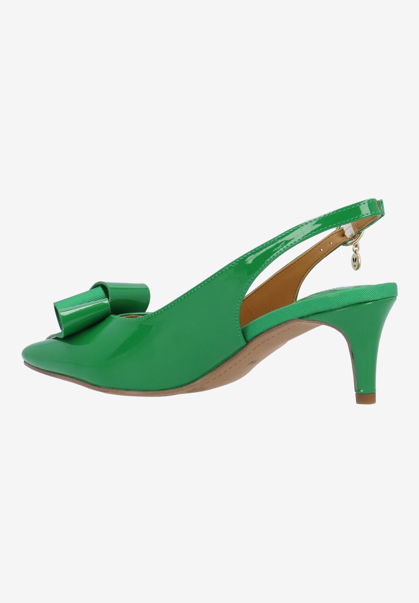 Delara Slingback Pump, GREEN, alternate image number 5