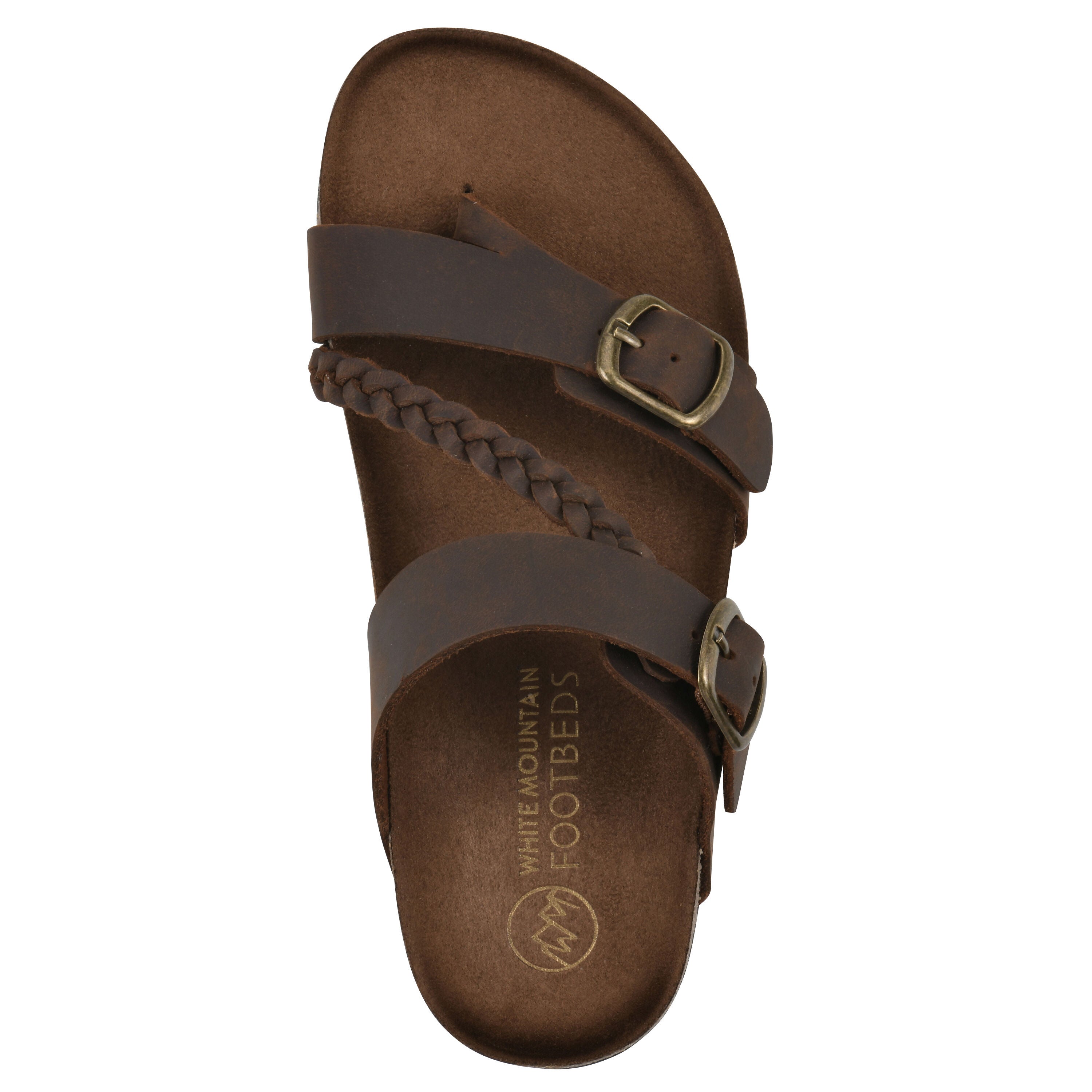 Hammy Footbeds Sandal, BROWN LEATHER, alternate image number 4