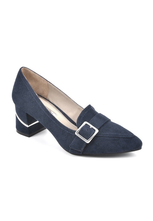 Foremost Dress Shoes , NAVY SUEDE, hi-res image number 0