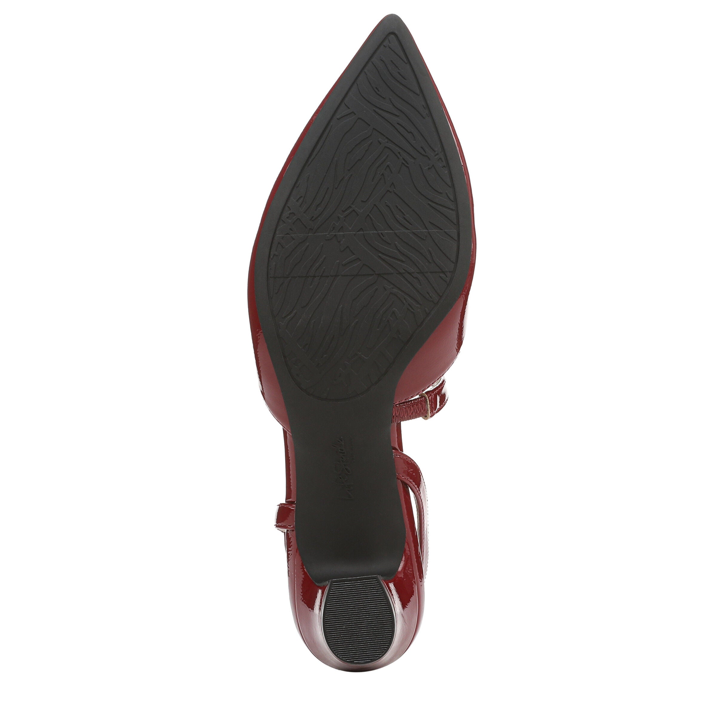 Minimalist Dress Slingback, DARK CHERRY PATENT, alternate image number 7