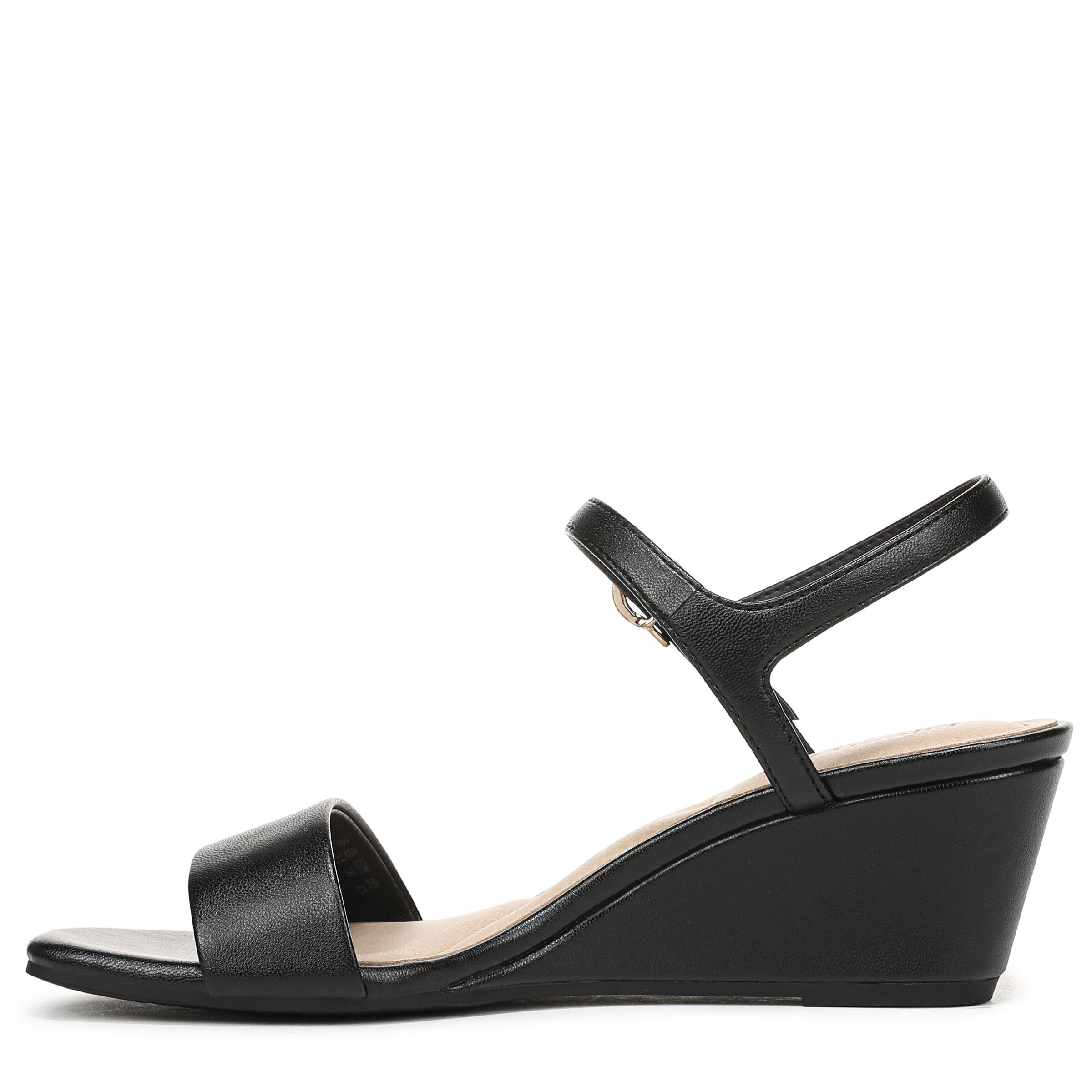 Sawyer Wedge Dress Sandal, BLACK, alternate image number 5