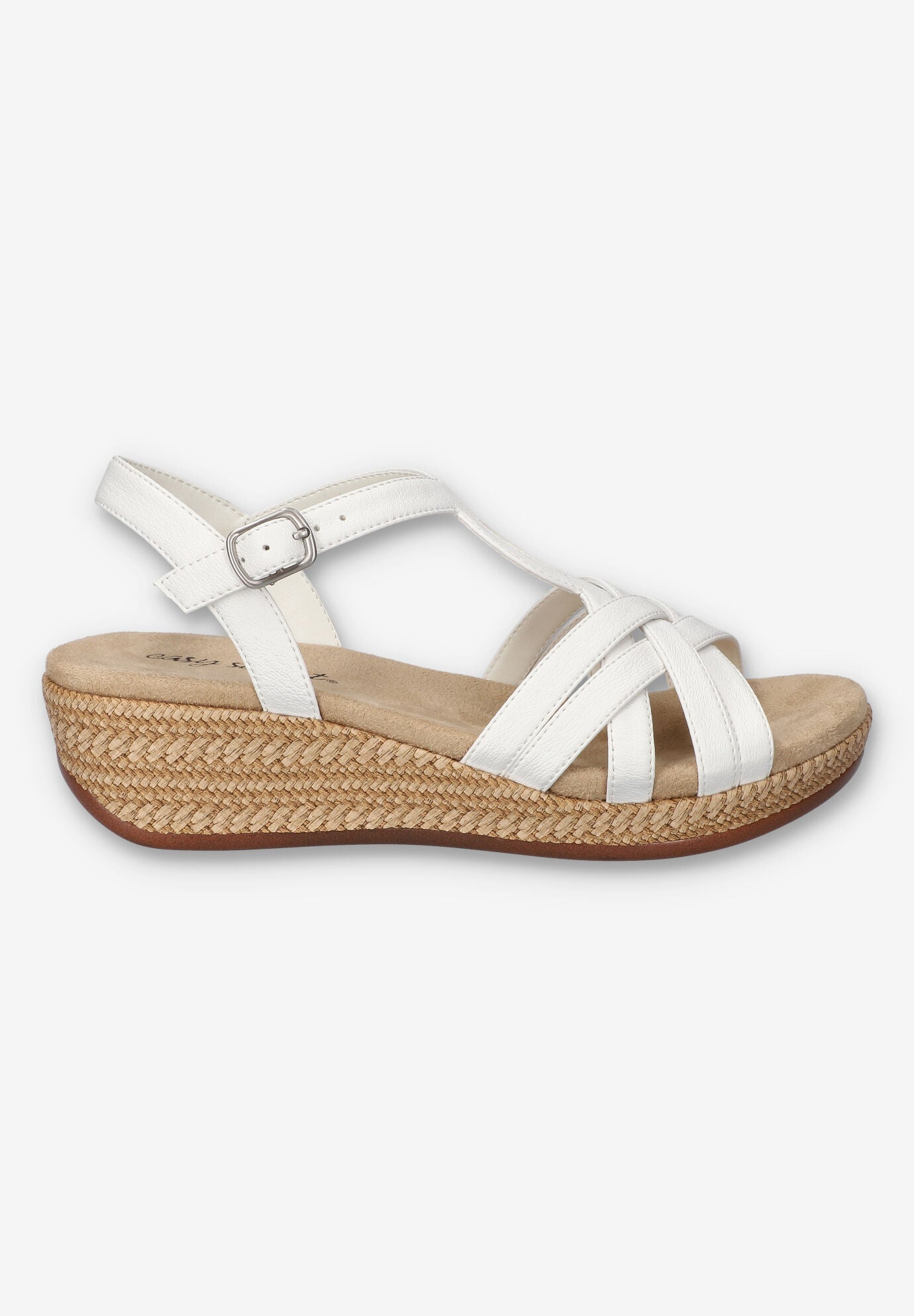 Lua Wedge Sandal, WHITE, alternate image number 2