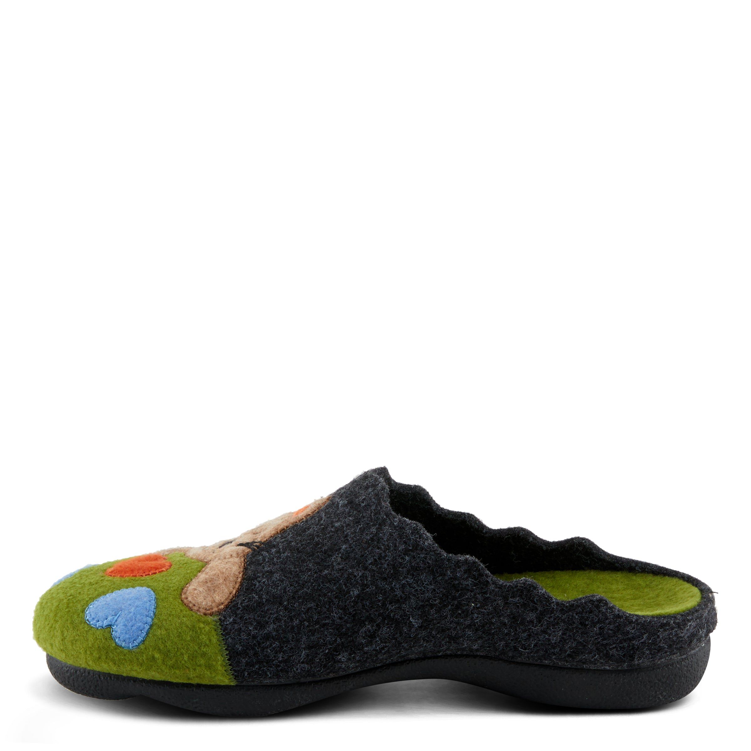 Cuttlecat Slippers, GREEN, alternate image number 2