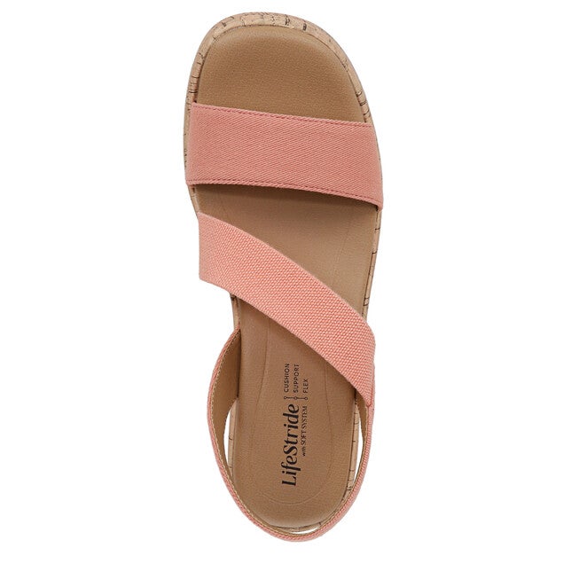 Odette Sandal, CORAL PINK, alternate image number 6
