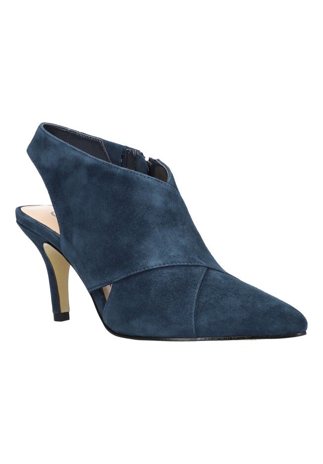 Val Slingback , NAVY SUEDE LEATHER, hi-res image number 0