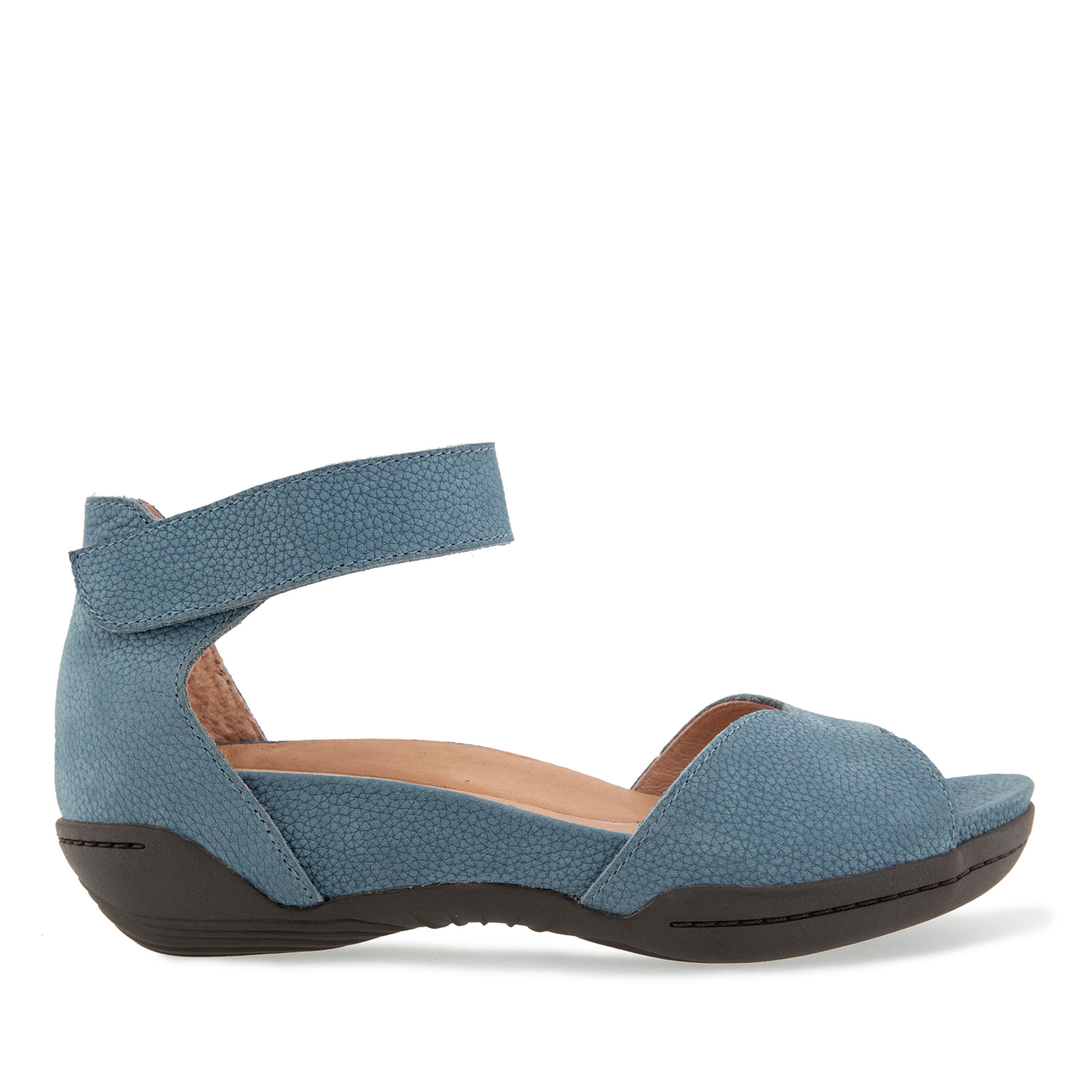 Missy Casual Flat Sandal, DENIM, alternate image number 2