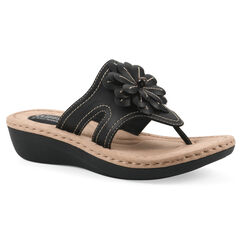 Cashlyn Floral Mini Wedge Sandal