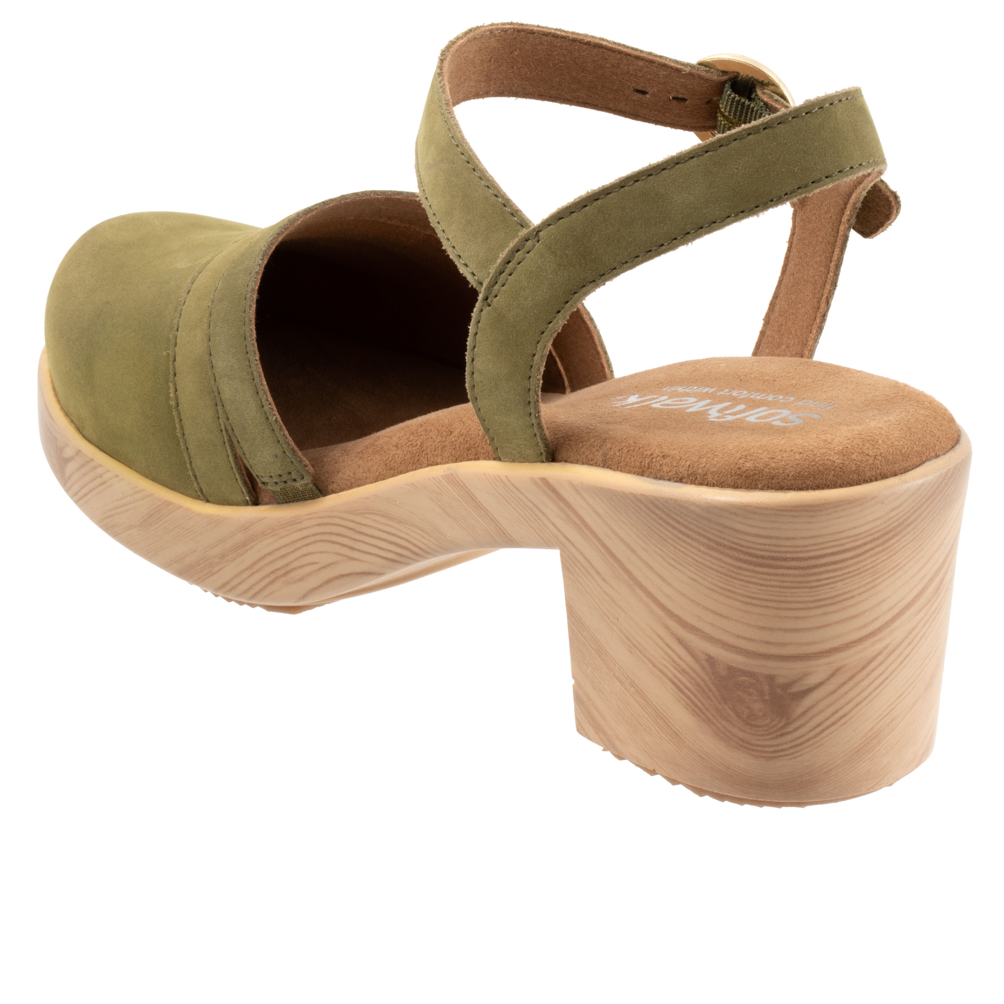 Fillmore Clog, OLIVE NUBUCK, on-hover image number 1