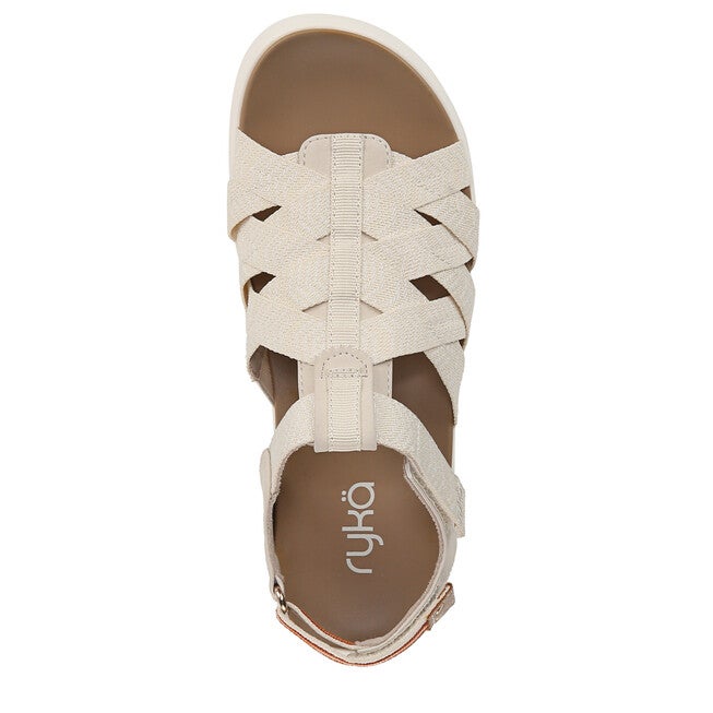 Blissful Strappy Sandal, WHITECAP BEIGE, alternate image number 6