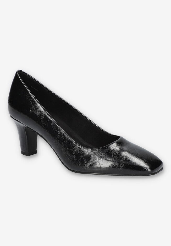 Poet Pump, BLACK CRINKLE PATENT, hi-res image number 0